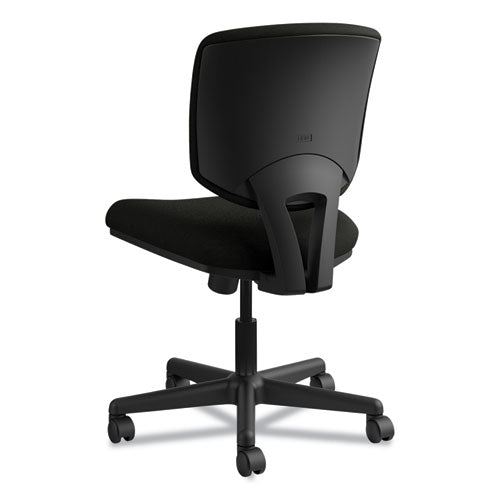 Image of HONÂ® Volt Series Leather Task Chair, Supports Up To 250 Lb, 18" To 22.25" Seat Height, Black