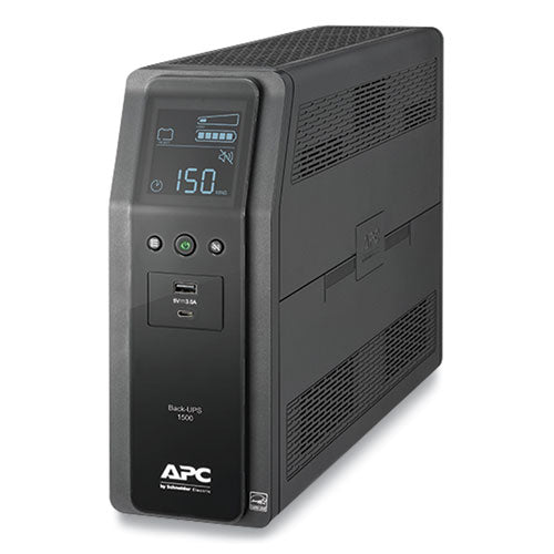 Image of APC® BN1500M2 BN1500M2 Back-UPS PRO BN Series Battery Backup System, 10 Outlets, 1,500 VA, 1,080 J