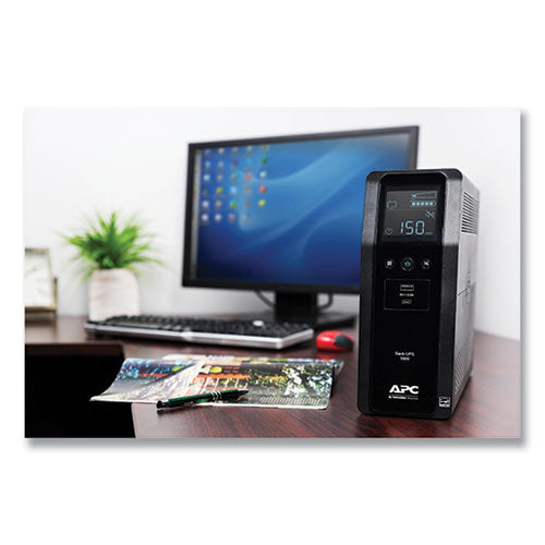 Image of APC® BN1500M2 BN1500M2 Back-UPS PRO BN Series Battery Backup System, 10 Outlets, 1,500 VA, 1,080 J