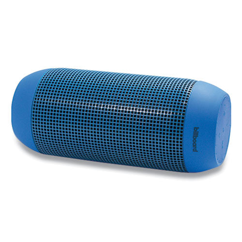 Image of billboard® BB2833 Water-Resistant Bluetooth Speaker, 3.5 mm Aux In/Bluetooth/Micro USB/SD/TF Memory Card, Blue