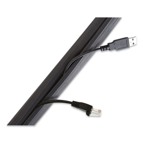 Image of UT Wire® UTW-FCW12-BK Flexi Cable Wrap, 0.5" To 1" X 12 Ft, Black