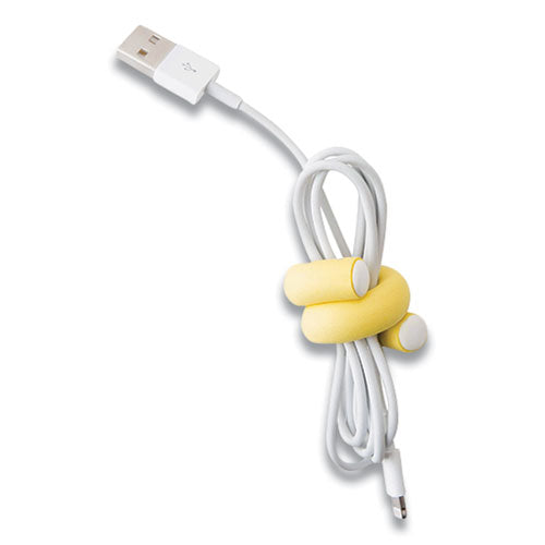 Image of UT Wire® UTW-FT12-03 Flexi Ties Cushioned Cable Ties, 0.4" X 5", Assorted Colors, 8/pack