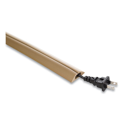 Image of UT Wire® UTW-CPM5-BG Compact Cord Protector And Concealer, 1.6" X 5 Ft, Beige