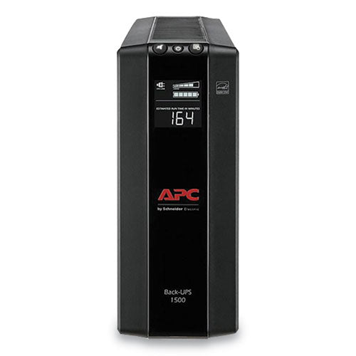 Image of APC® BX1500M BX1500M Back-UPS PRO BX Series Compact Tower Battery Backup System, 10 Outlets, 1,500 VA, 789 J