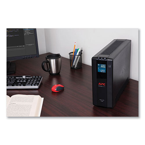 Image of APC® BX1500M BX1500M Back-UPS PRO BX Series Compact Tower Battery Backup System, 10 Outlets, 1,500 VA, 789 J