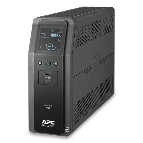 Image of APC® BN1350M2 BN1350M2 Back-UPS PRO BN Series Battery Backup System, 10 Outlets, 1,350 VA, 1,080 J