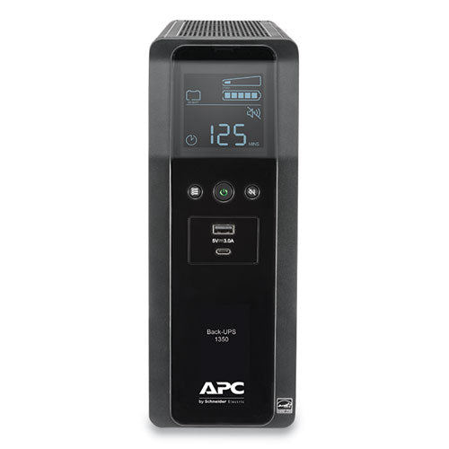 Image of APC® BN1350M2 BN1350M2 Back-UPS PRO BN Series Battery Backup System, 10 Outlets, 1,350 VA, 1,080 J