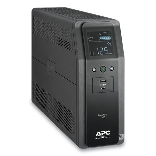 Image of APC® BN1350M2 BN1350M2 Back-UPS PRO BN Series Battery Backup System, 10 Outlets, 1,350 VA, 1,080 J