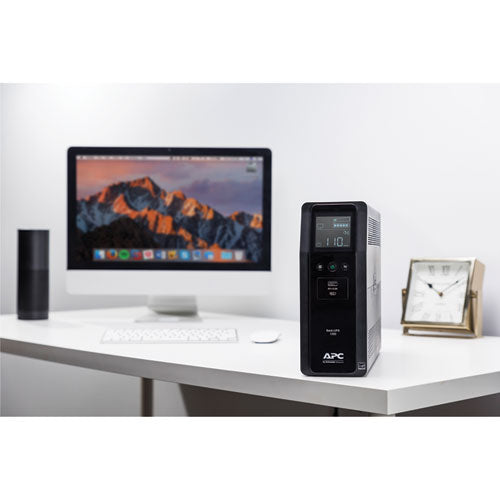 Image of APC® BN1350M2 BN1350M2 Back-UPS PRO BN Series Battery Backup System, 10 Outlets, 1,350 VA, 1,080 J