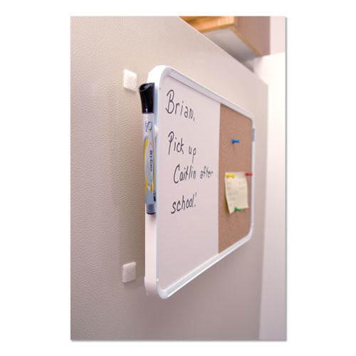 Image of VELCRO® Brand 90073 Sticky-Back Fasteners, Removable Adhesive, 0.88" X 0.88", White, 12/pack