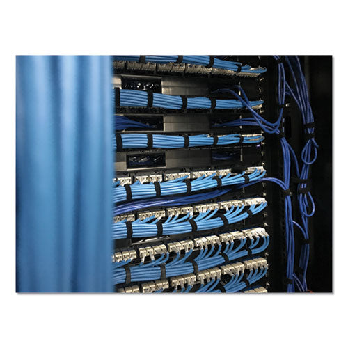 Image of VELCRO® Brand 94257 One-Wrap Pre-Cut Thin Ties, 0.5" X 15", Black/gray, 30/pack