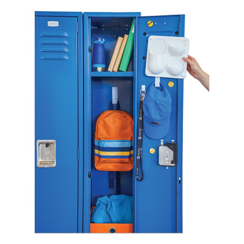 Image of VELCRO® Brand 90140 Sticky-Back Fasteners With Dispenser Box, Removable Adhesive, 0.75" Dia, Beige, 200/roll