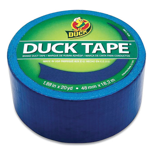 Image of Duck® 1304959 Heavy-Duty Duct Tape, 1.88" X 20 Yds, Blue