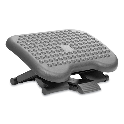 Image of Mind Reader FTREST-BLK Comfy Footrest, 18w x 13.4d x 4.3h, Black