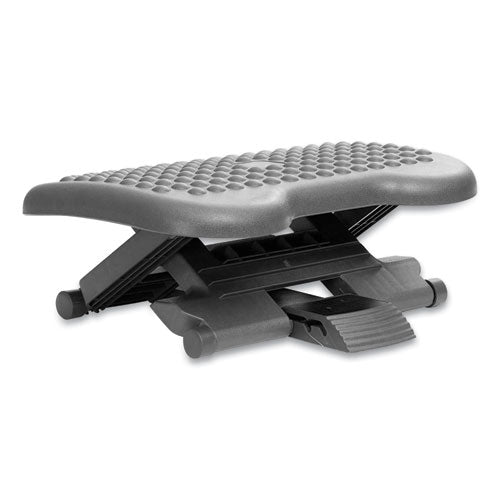Image of Mind Reader FTREST-BLK Comfy Footrest, 18w x 13.4d x 4.3h, Black