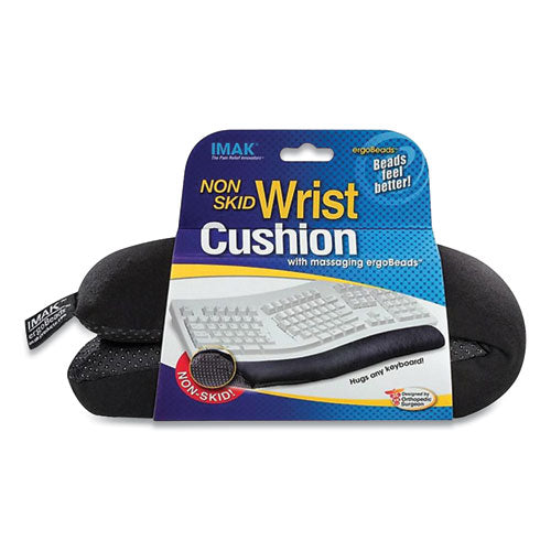 Image of IMAK® Ergo A10173 Nonskid Keyboard Wrist Cushion, 15.75 x 10, Black