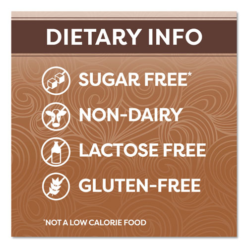 Image of Coffee mate® 12175855 Sugar Free Chocolate Cream Powdered Creamer, 10.2 oz Canister, 6/Carton