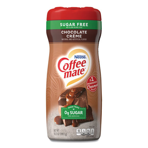 Image of Coffee mate® 12175855 Sugar Free Chocolate Cream Powdered Creamer, 10.2 oz Canister