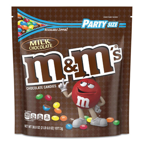 Image of M & M's® 55114 Milk Chocolate Candies, Milk Chocolate, 38 Oz Bag