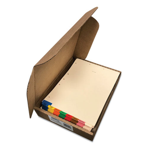 Image of Tabbies® TAB54500 Bottom Tab Medical Chart Divider Sets, 8-Tab, Assorted Medical, 11.38 X 8.5, Manila, 40 Sets