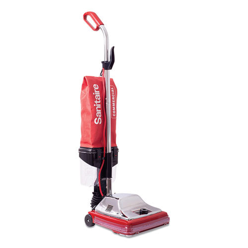 Image of Sanitaire® SC887E Tradition Upright Vacuum Sc887b, 12" Cleaning Path, Red