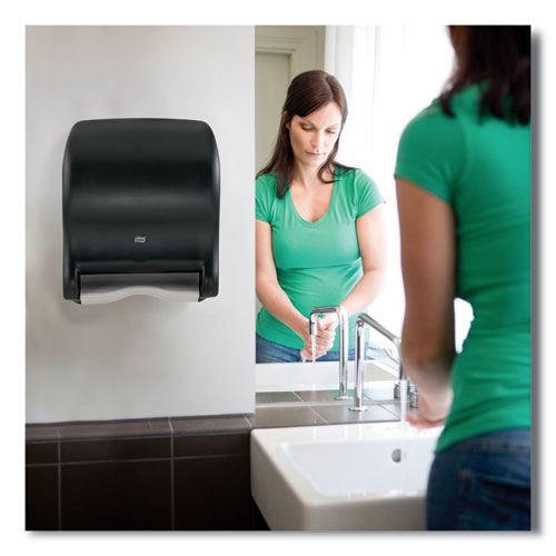 Image of Tork® 86ECO Hand Towel Dispenser, Electronic, 11.78 X 9.12 X 14.39, Translucent Smoke