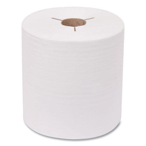 Image of Tork® 8038050 Advanced Hand Towel Roll, Notched, 1-Ply, 8" x 800 ft, White, 6 Rolls/Carton
