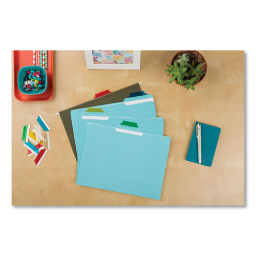 Image of Avery® 16239 Insertable Index Tabs with Printable Inserts, 1/5-Cut, Assorted Colors, 2" Wide, 25/Pack