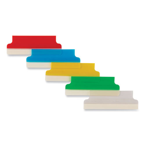 Image of Avery® 16239 Insertable Index Tabs with Printable Inserts, 1/5-Cut, Assorted Colors, 2" Wide, 25/Pack