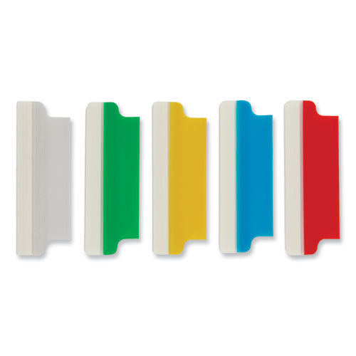 Image of Avery® 16239 Insertable Index Tabs with Printable Inserts, 1/5-Cut, Assorted Colors, 2" Wide, 25/Pack
