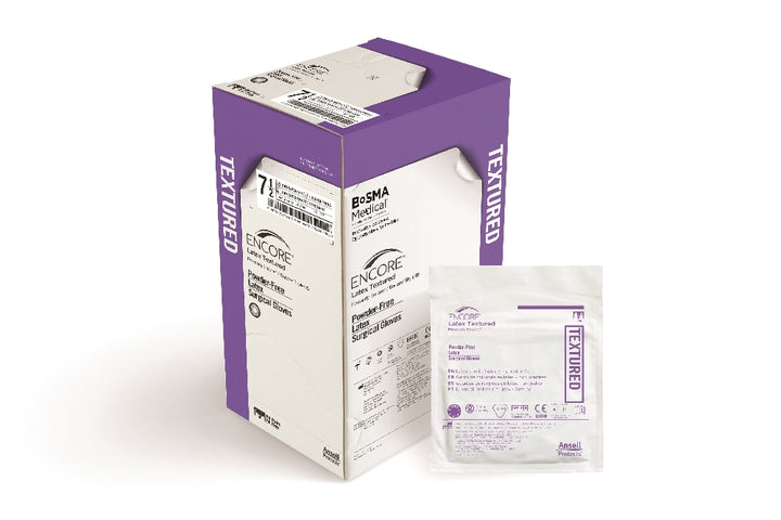 Image of Encore® Latex Textured Surgical Powder-Free Gloves, 50 Pairs/Box Size 8.5