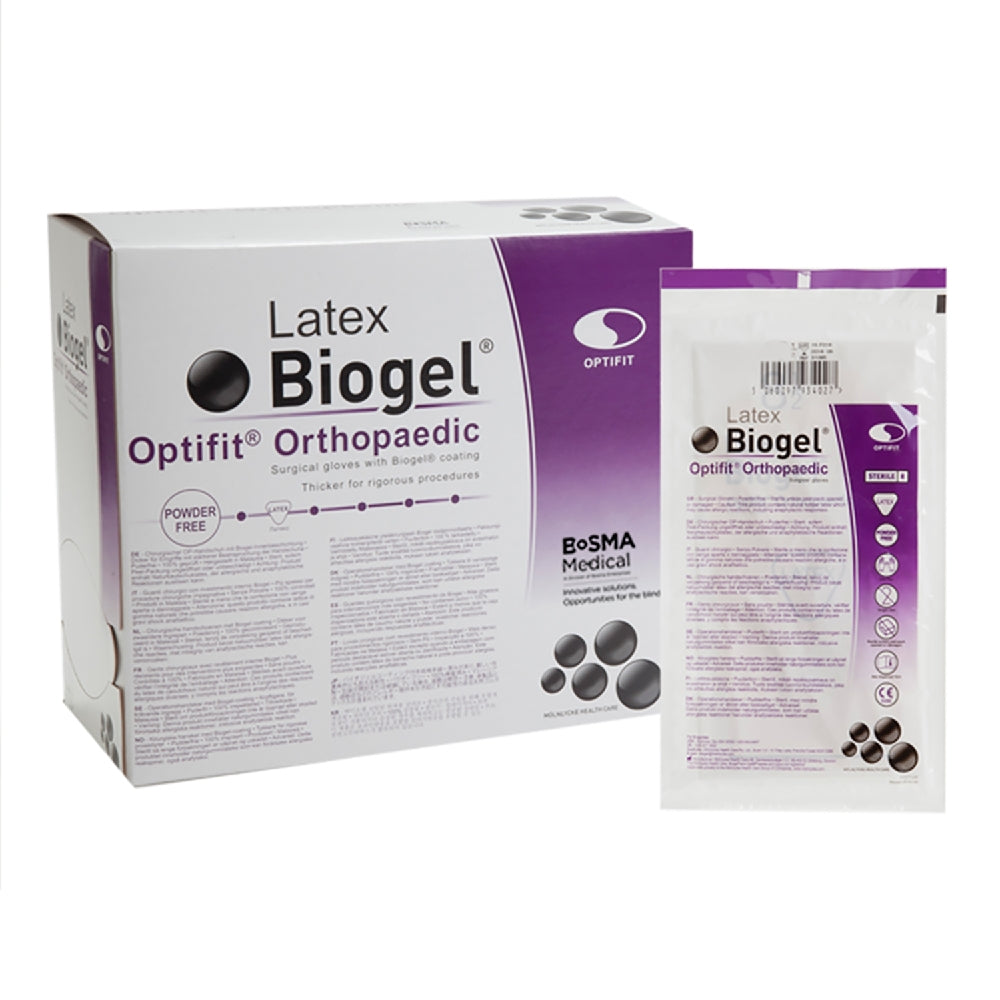 Image of Biogel® Optifit® Orthopaedic Surgical Powder-Free Gloves, 40 Pairs/Box, Size 8.5
