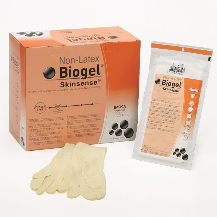 Image of Biogel® Skinsense® Surgical Powder-Free Gloves, 50 Pairs/Box Size 6.0