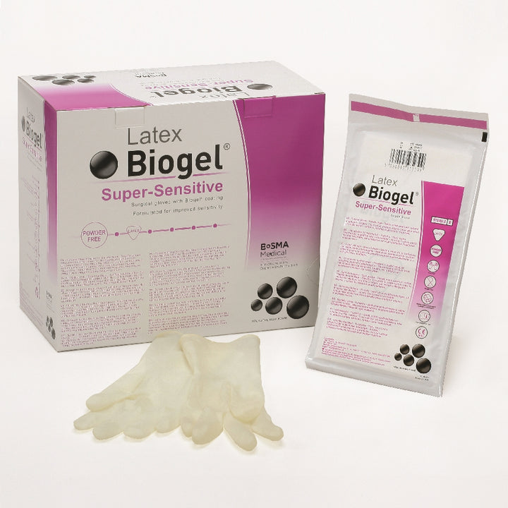 Image of Biogel® Super-Sensitive®  Surgical Powder-Free Gloves, 50 Pairs/Box, Size 6.5
