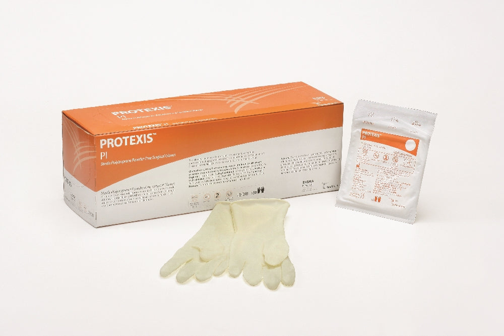 Image of Protexis™ PI Surgical Powder-Free Gloves, 50 Pairs/Box, Size 8.0