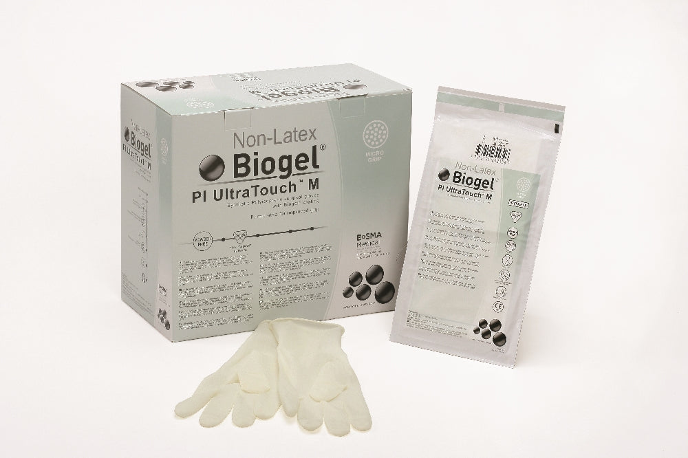 Image of Biogel® PI Ultratouch® M Surgical Powder-Free Gloves, 50PR/BX, Size 5.5
