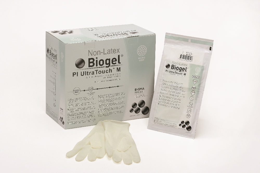 Image of Biogel® PI Ultratouch® M Surgical Powder-Free Gloves, 50 Pairs/Box, Size 6.0