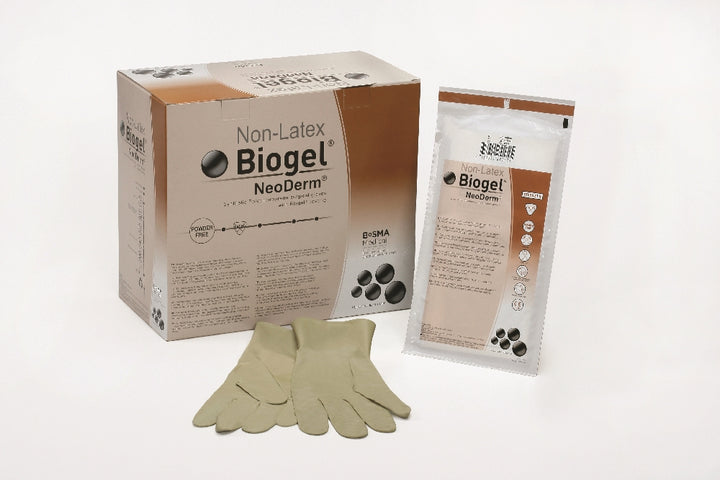 Image of Biogel® NeoDerm® Surgical Powder-Free Gloves, 50 Pairs/Box, Size 8.5