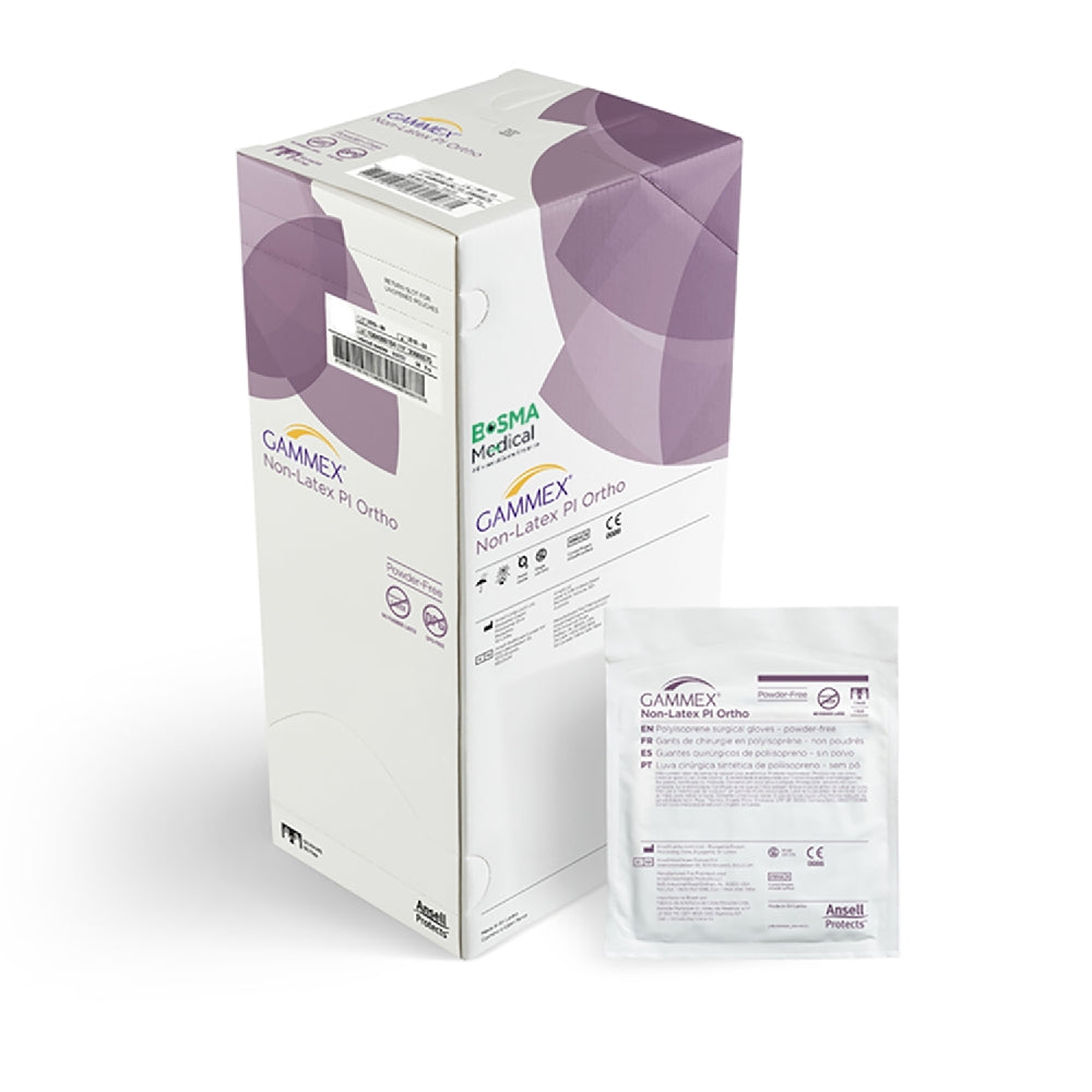 Image of Gammex® Non-Latex PI Ortho Surgical Powder-Free Gloves, 50 Pairs/Box, Size 6.0
