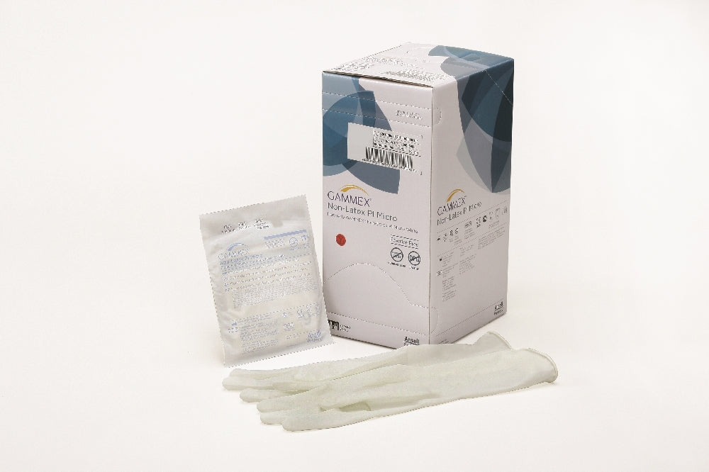 Image of Gammex® Non-Latex PI Micro Surgical Powder-Free Gloves, 50 Pairs/Box, Size 9.0