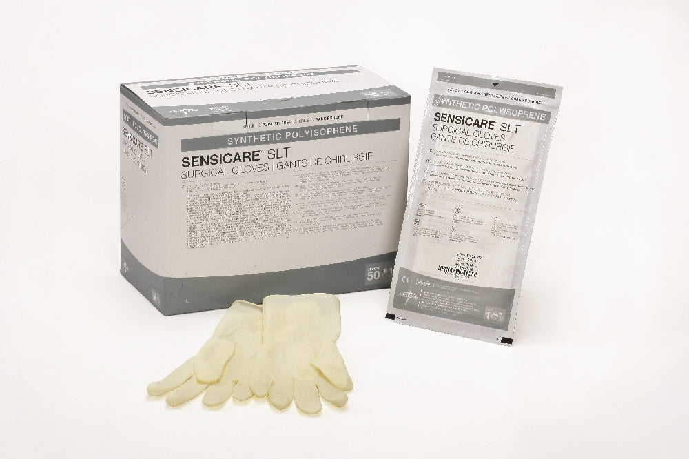 Image of SensiCare® SLT Surgical Powder-Free Gloves, 50 Pairs/Box, Size 9.0