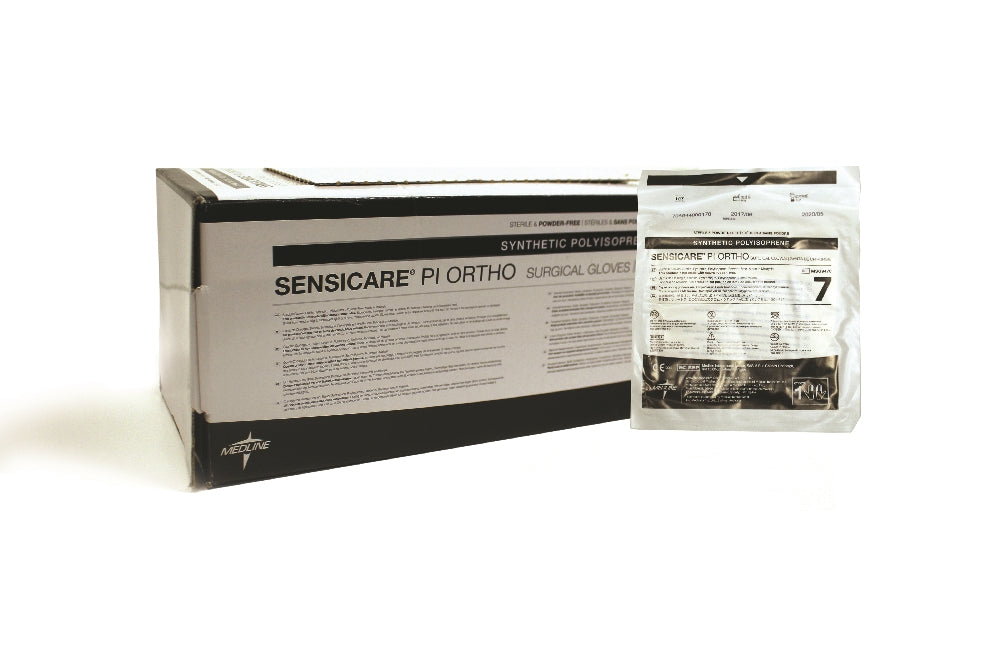 Image of SensiCare® Ortho® Surgical Powder-Free Gloves, 50 Pairs/Box, Size 8.0