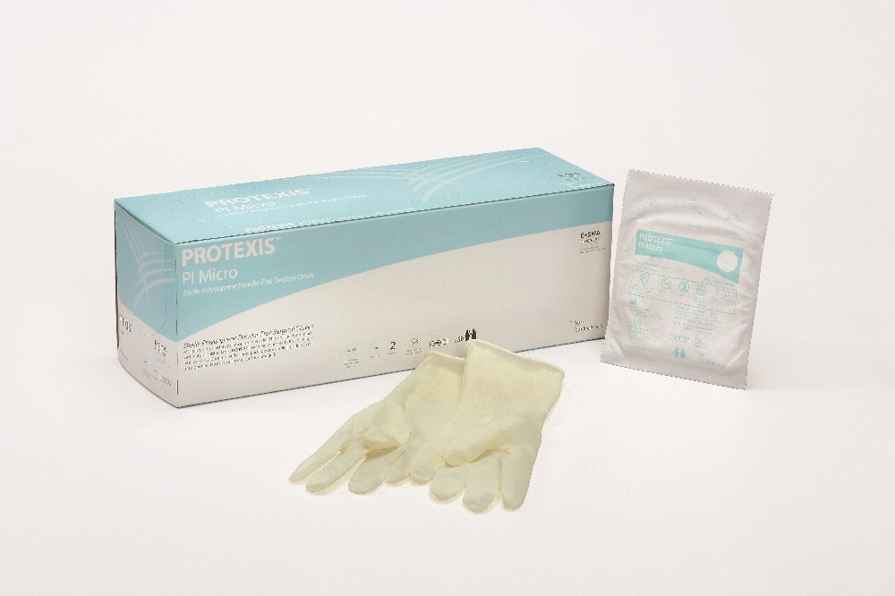 Image of Protexis™ PI Micro Surgical Powder-Free Gloves, 50 Pairs/Box, Size 7.5