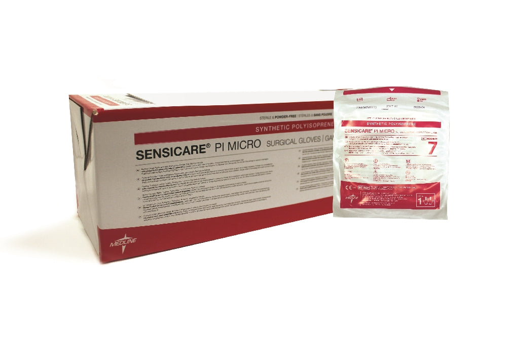 Image of SensiCare® PI Micro Surgical Powder-Free Gloves, 50 Pairs/Box, Size 7.0