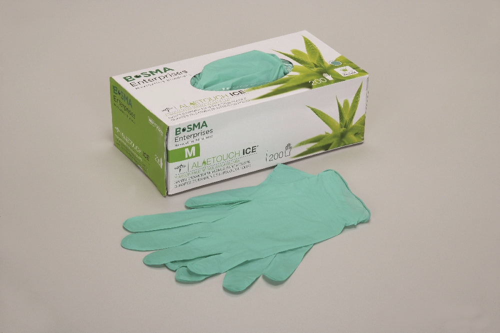 Image of Aloetouch® Ice Nitrile Powder-Free Examination Gloves, 200 Gloves/Box, Small