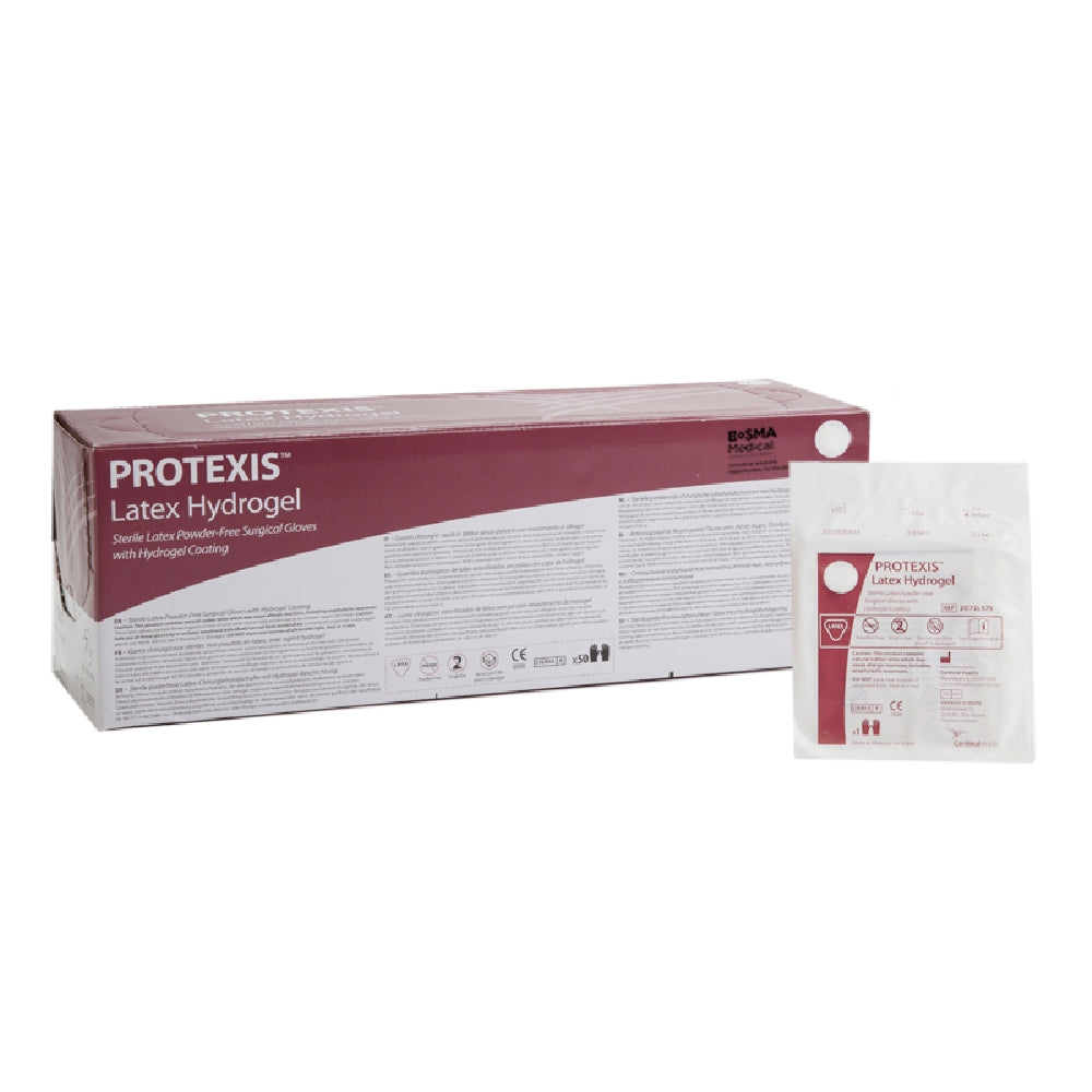 Image of Protexis™ Latex Hydrogel Surgical Powder-Free Gloves, 50 Pairs/Box, Size 7.0