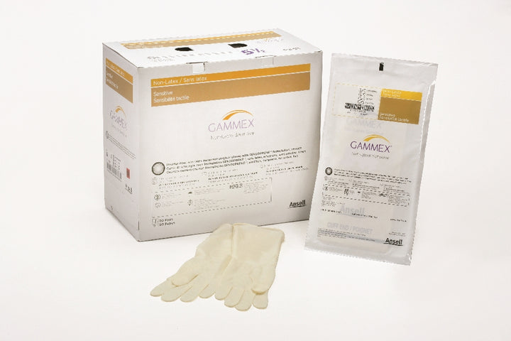 Image of Gammex® Non-Latex Sensitive Surgical Powder-Free Gloves, 50 Pairs/Box, Size 8.5