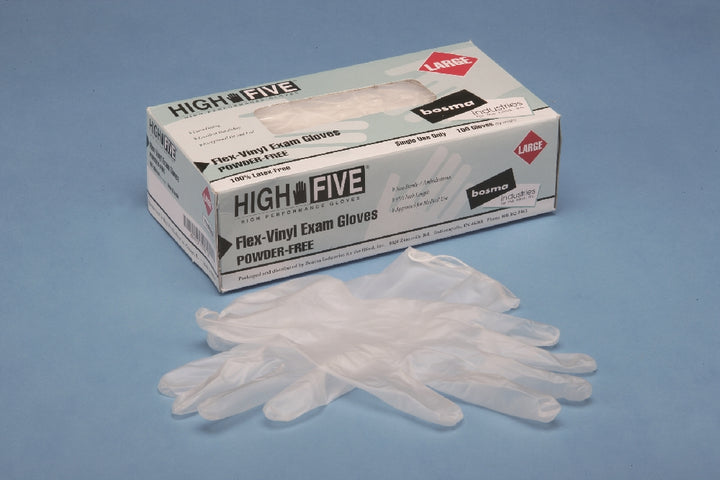 Image of Flex-Vinyl Examination Powder-Free Gloves, Large, 100 Gloves/Box, 1 Box