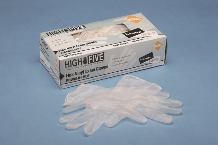 Image of Flex-Vinyl Examination Powder-Free Gloves, 100 Gloves/Box, Small