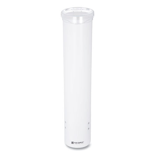 Image of San Jamar® C4160WH Small Pull-Type Water Cup Dispenser, For 5 Oz Cups, White